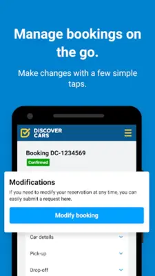 DiscoverCars Cheap Car Rental android App screenshot 0