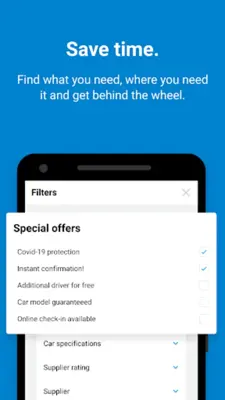 DiscoverCars Cheap Car Rental android App screenshot 2