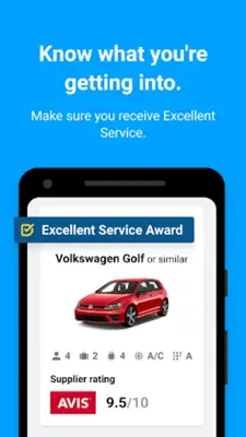 DiscoverCars Cheap Car Rental android App screenshot 3