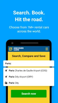 DiscoverCars Cheap Car Rental android App screenshot 5